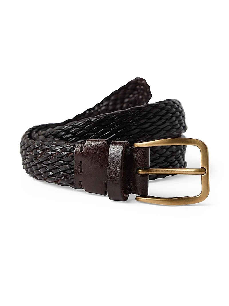 Braided Calfskin Belt