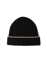 Cashmere Rib Knit Beanie