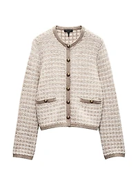 Robyn Wool-Blend Bouclé Cardigan