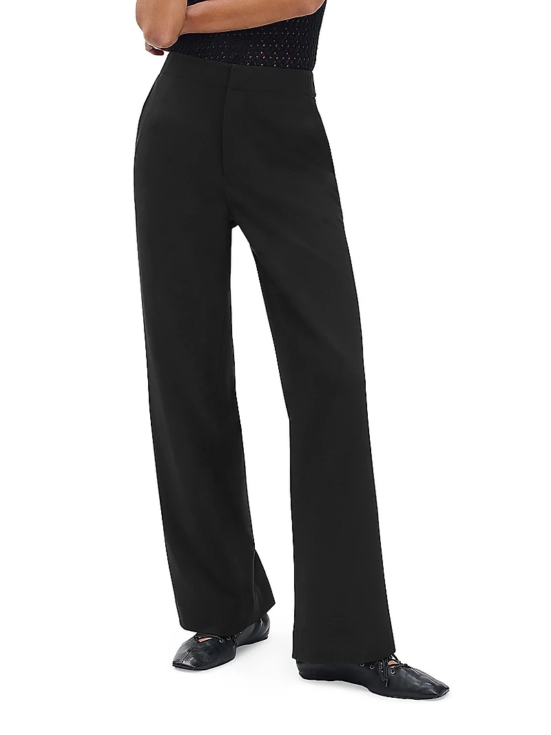 Irina Striped Ponte Pants