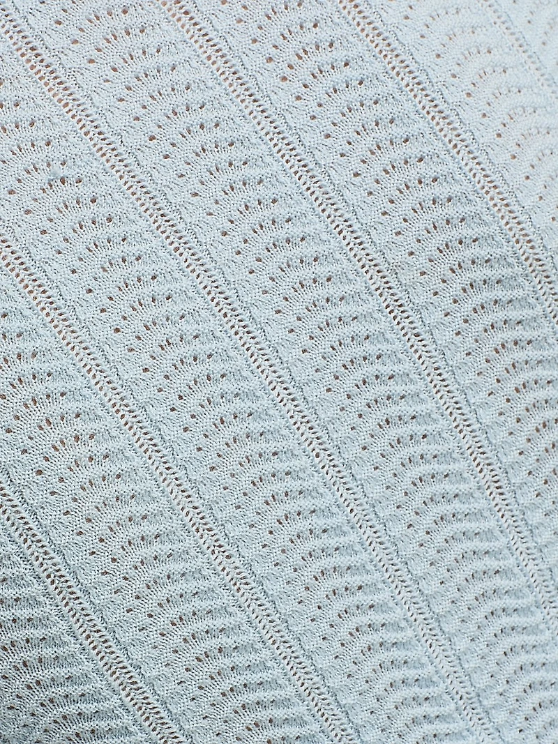 Francesca Merino Wool Short-Sleeve Sweater