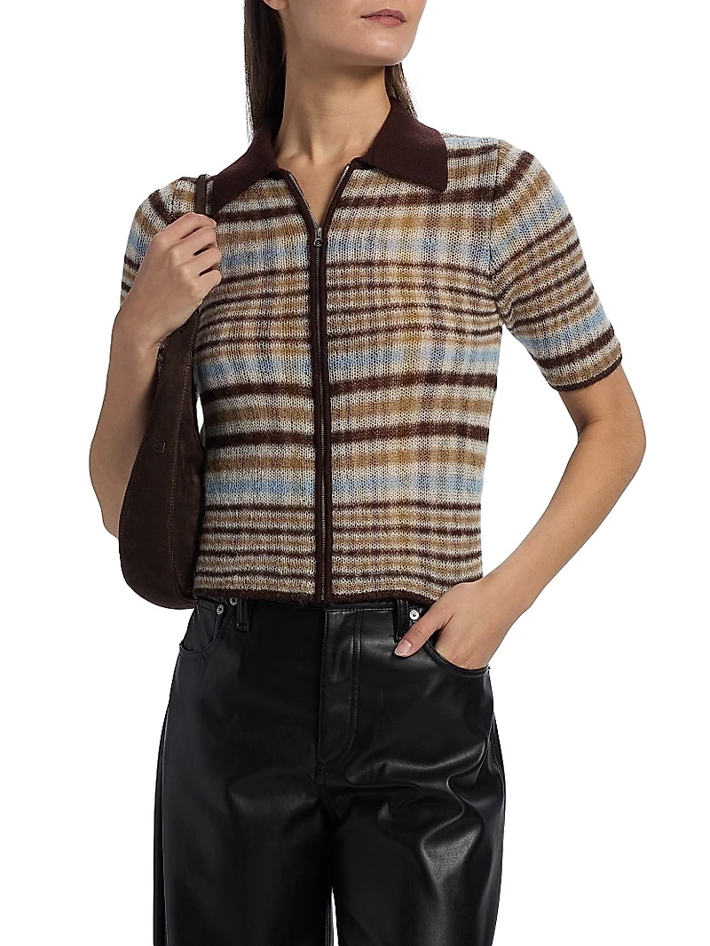 Leva Zip Polo Sweater