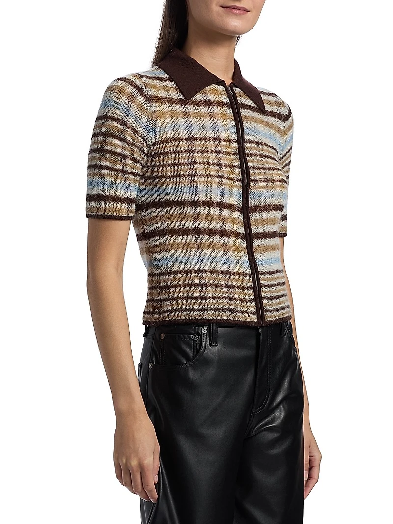 Leva Zip Polo Sweater