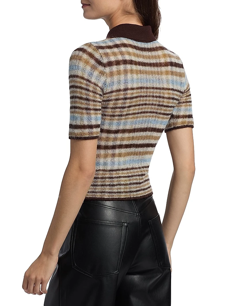 Leva Zip Polo Sweater