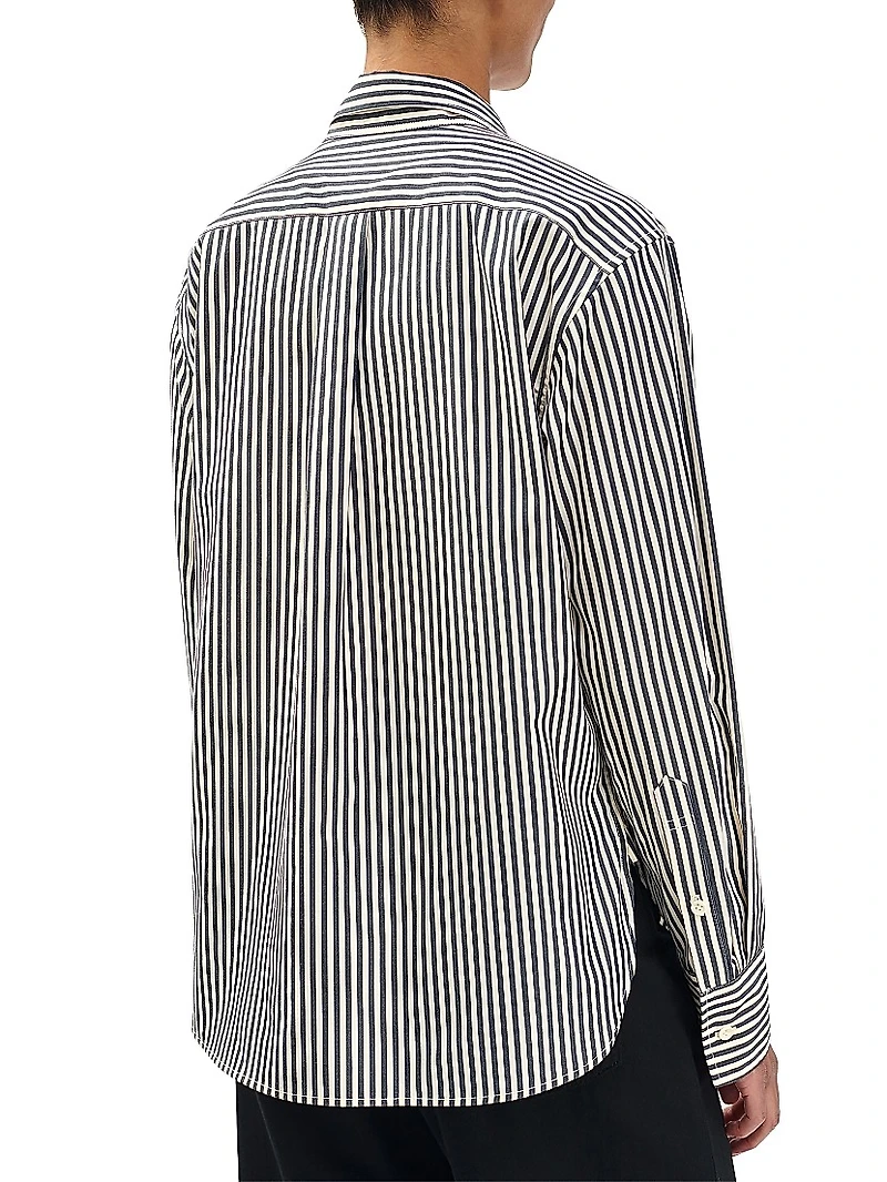 Connie Cotton Striped Shirt