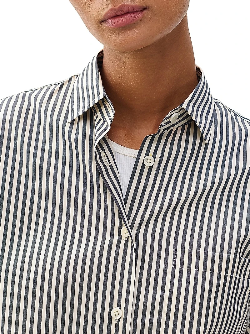 Connie Cotton Striped Shirt