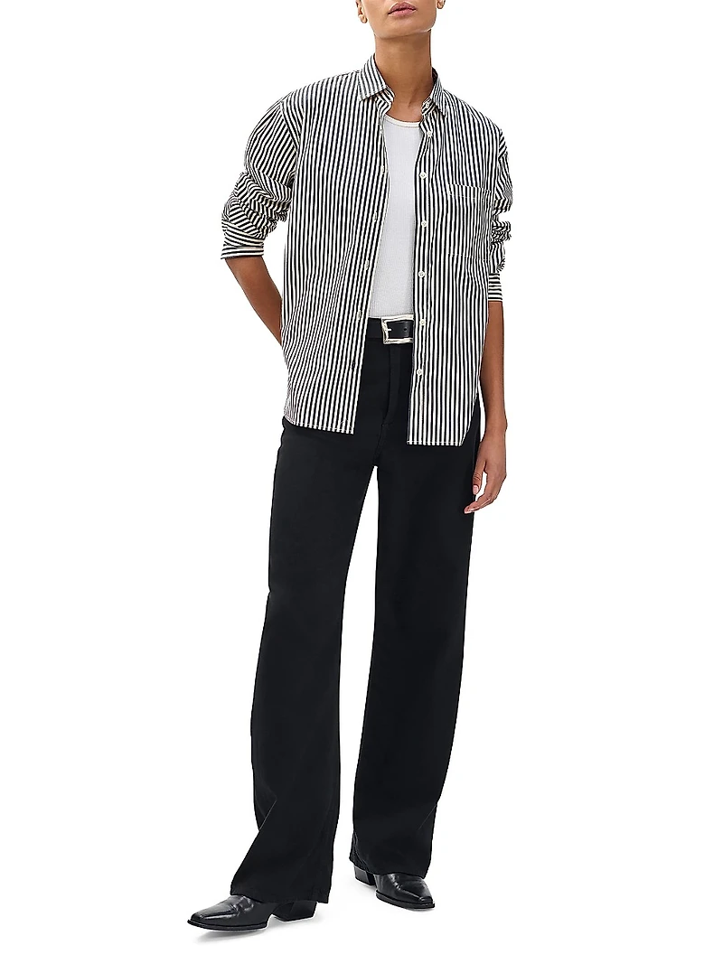 Connie Cotton Striped Shirt