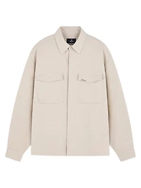 Textured Cotton Overshirt