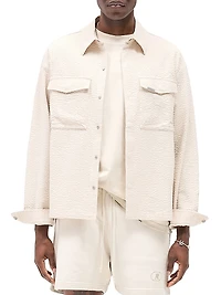 Textured Cotton Overshirt