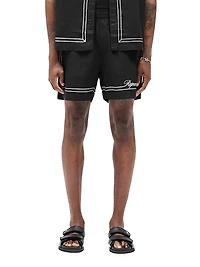 Logo Border Shorts