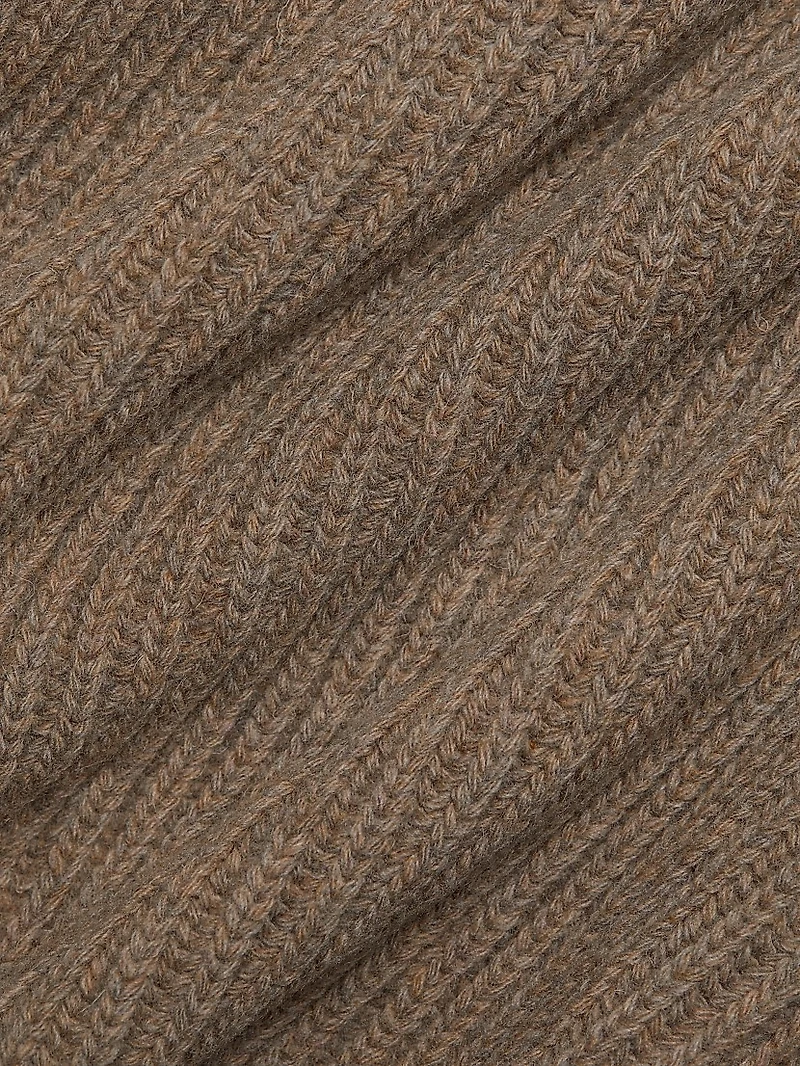 Crewneck Wool-Blend Mini-Sweaterdress