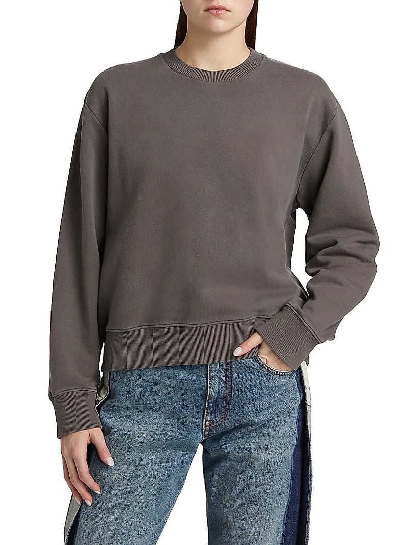 Crewneck Cotton Sweatshirt