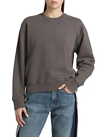 Crewneck Cotton Sweatshirt