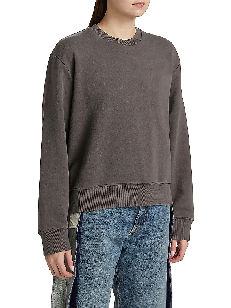 Crewneck Cotton Sweatshirt