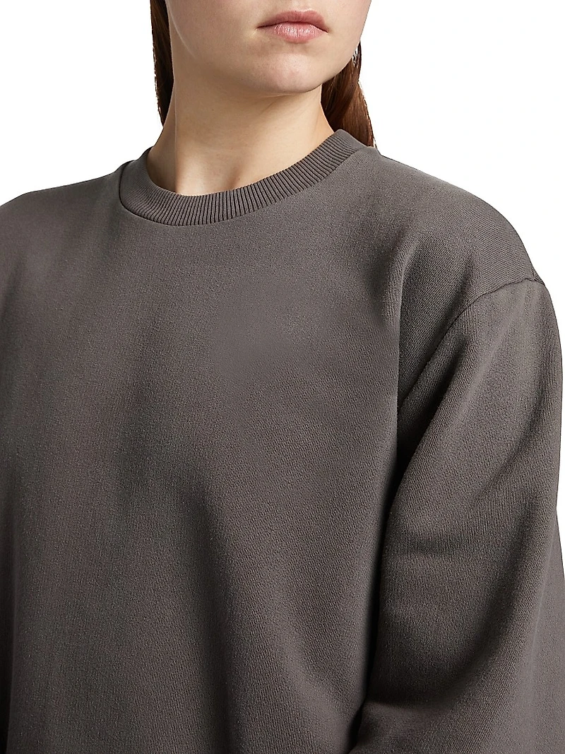 Crewneck Cotton Sweatshirt