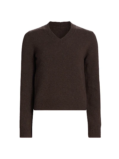 V-Neck Wool-Blend Sweater