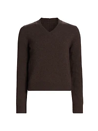 V-Neck Wool-Blend Sweater
