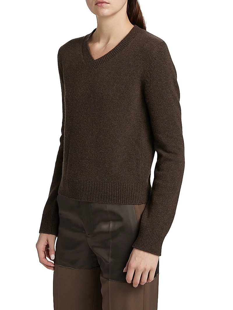 V-Neck Wool-Blend Sweater