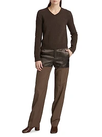 V-Neck Wool-Blend Sweater