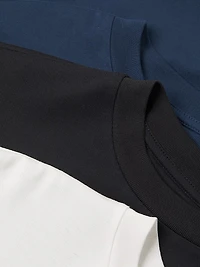 Cotton Crewneck T-Shirt 3-Pack