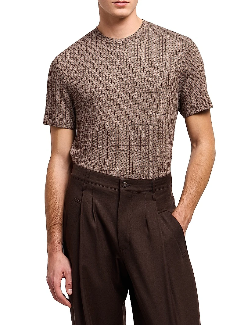 Geo Pattern Jersey T-Shirt