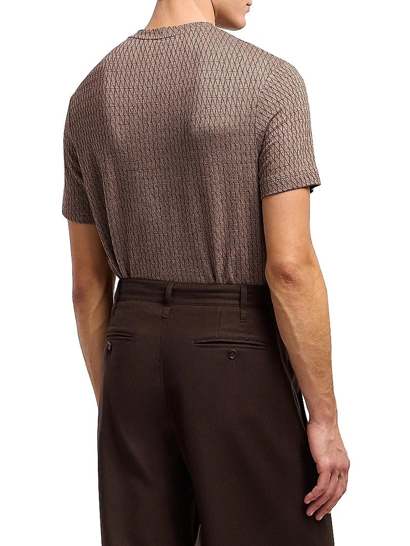 Geo Pattern Jersey T-Shirt