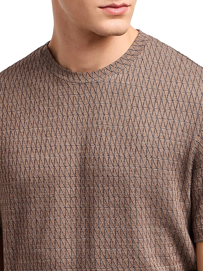 Geo Pattern Jersey T-Shirt