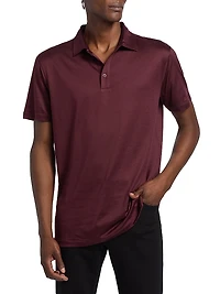 Solid Jersey Polo Shirt