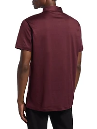 Solid Jersey Polo Shirt