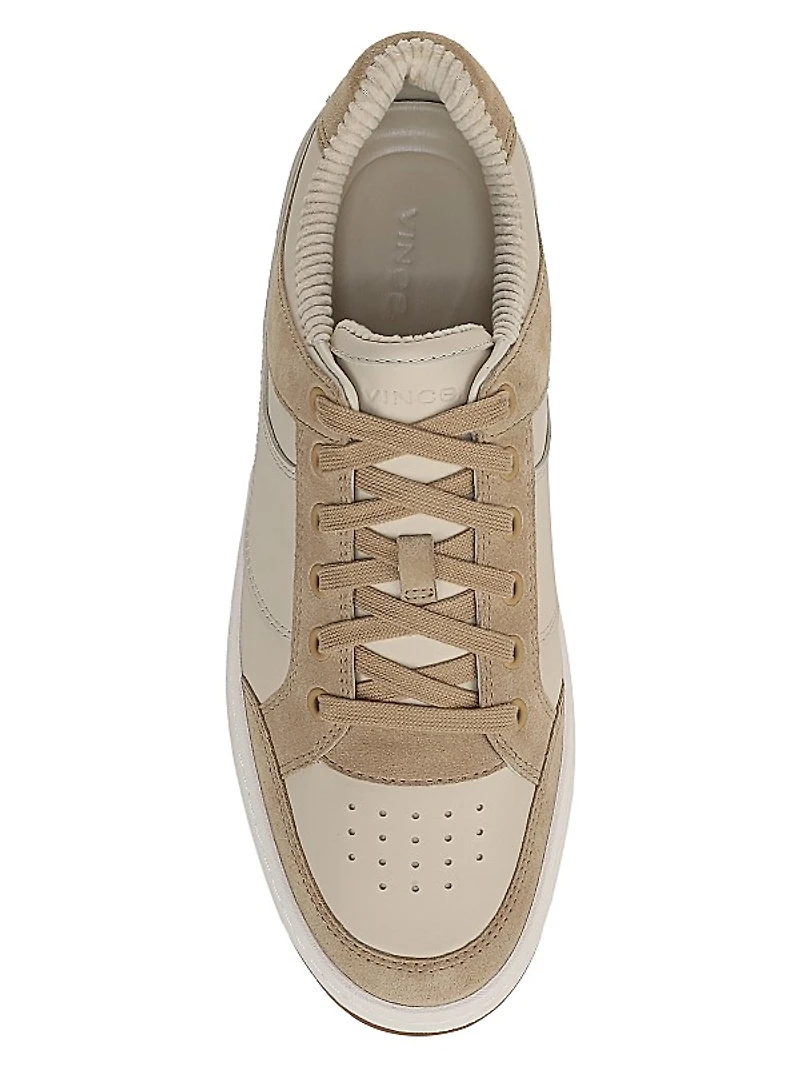 Wilder Court Leather Lace-Up Sneakers