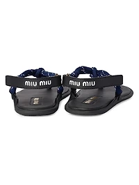 Riviere Cord and Leather Sandals