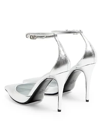 Eveninglam 100MM Pumps Laminated Nappa