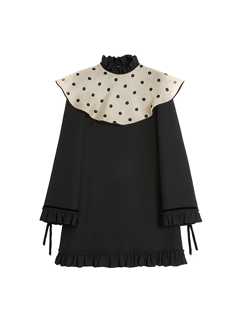 Crepe Couture Short Dress