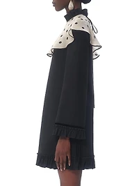 Crepe Couture Short Dress