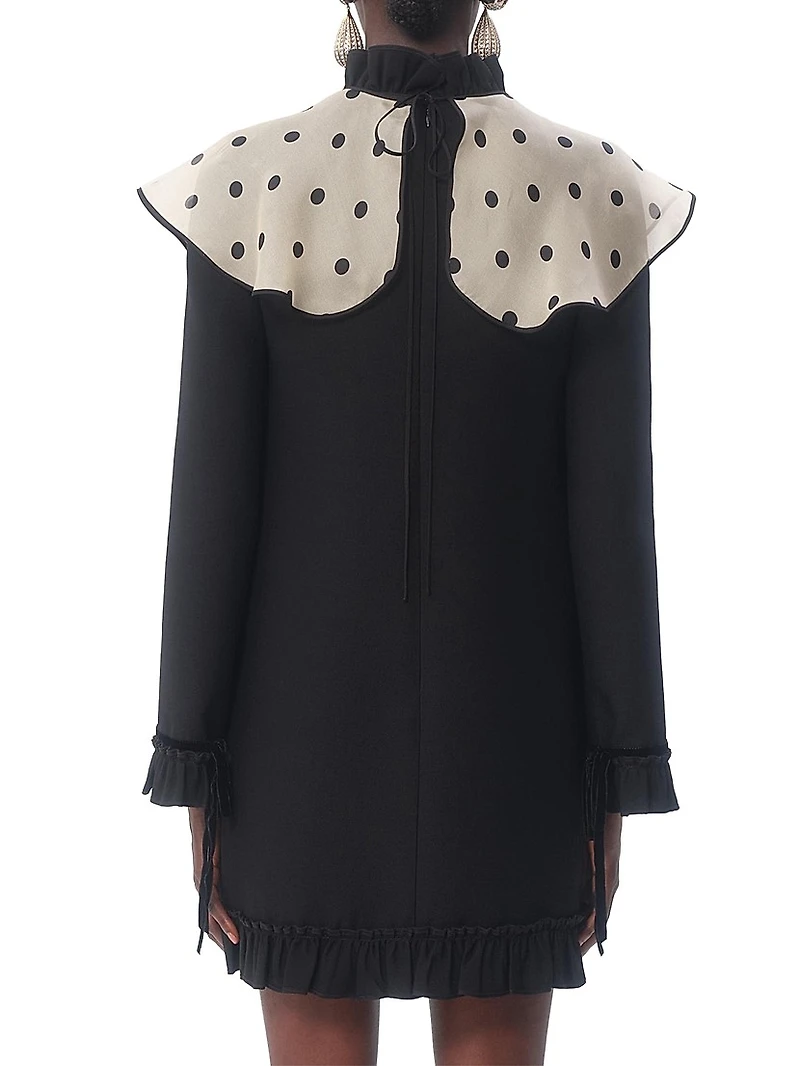 Crepe Couture Short Dress