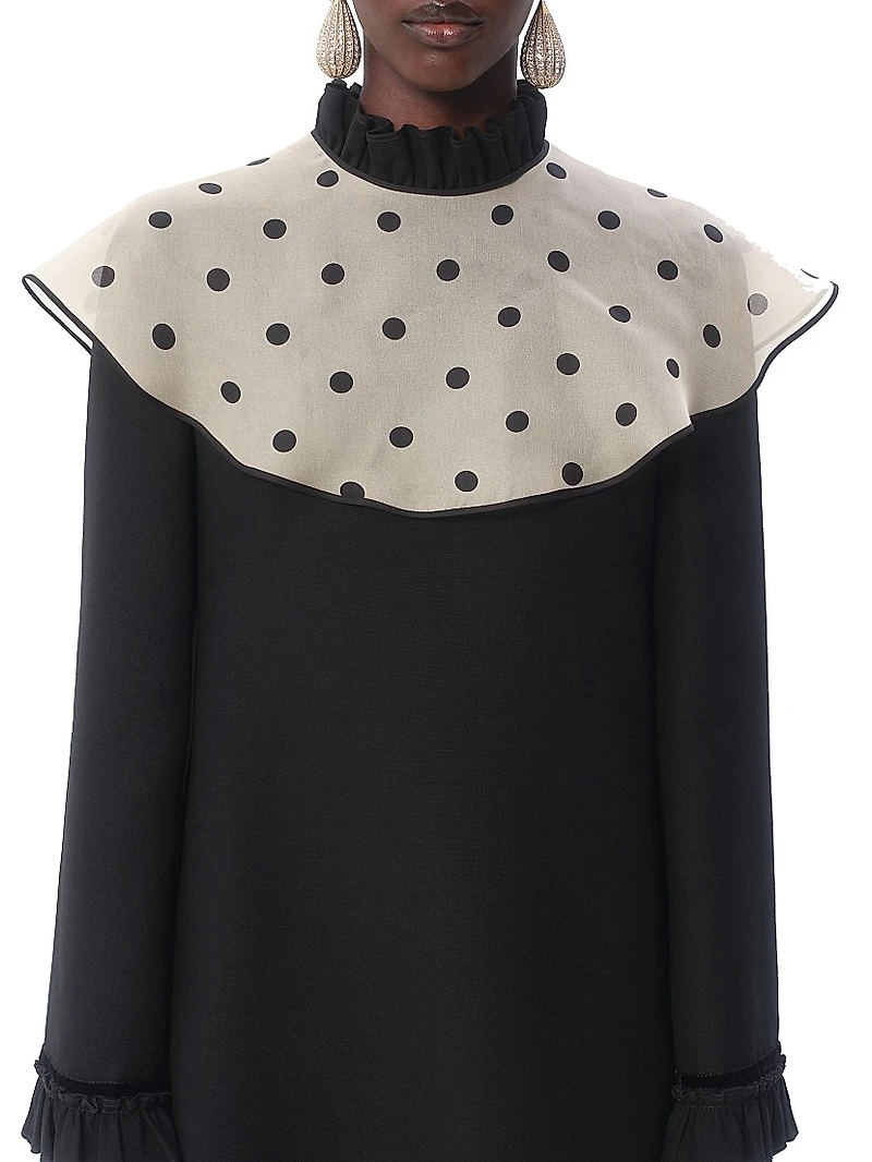 Crepe Couture Short Dress