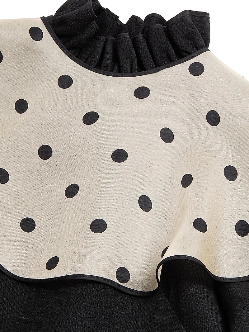 Crepe Couture Short Dress