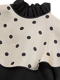 Crepe Couture Short Dress