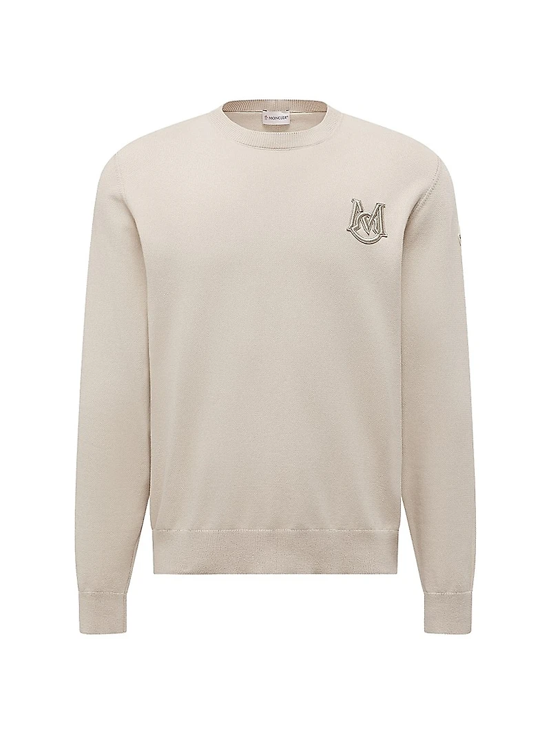 Crew-Neck Sweater Cotton