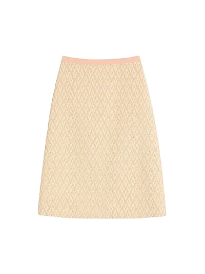 Lurex Jacquard Skirt
