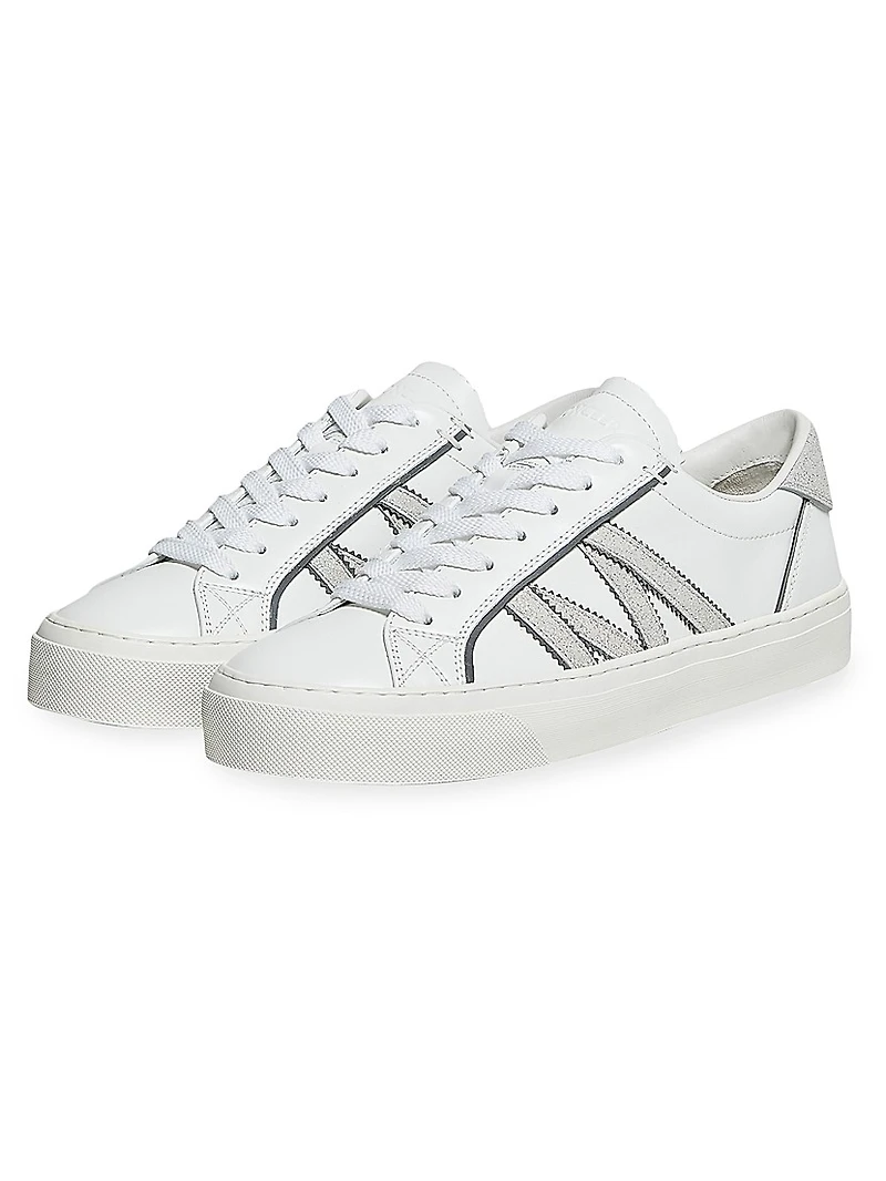 Monaco2 Sneakers Leather & Glitter