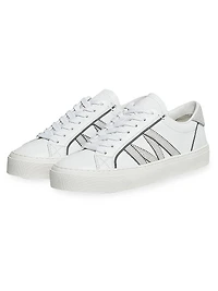 Monaco2 Sneakers Leather & Glitter