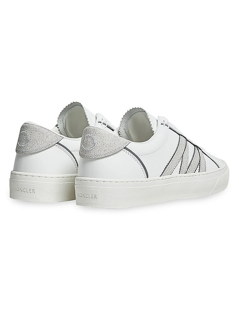 Monaco2 Sneakers Leather & Glitter