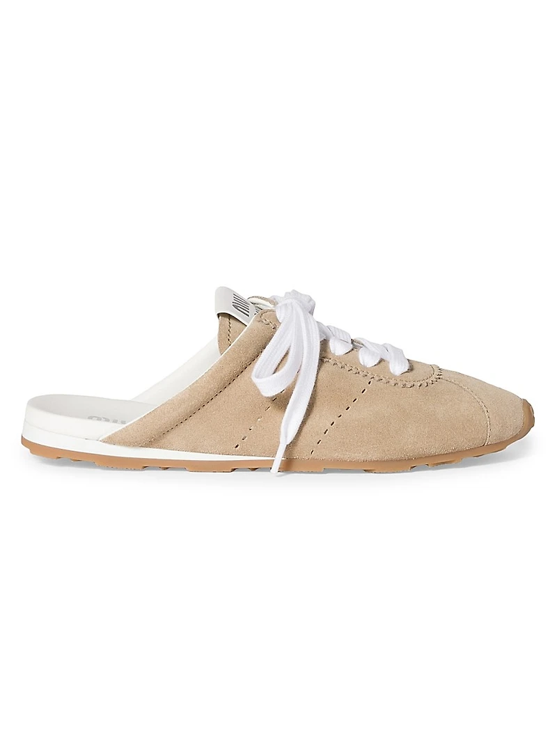 Plume Suede Mules