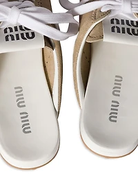 Plume Suede Mules
