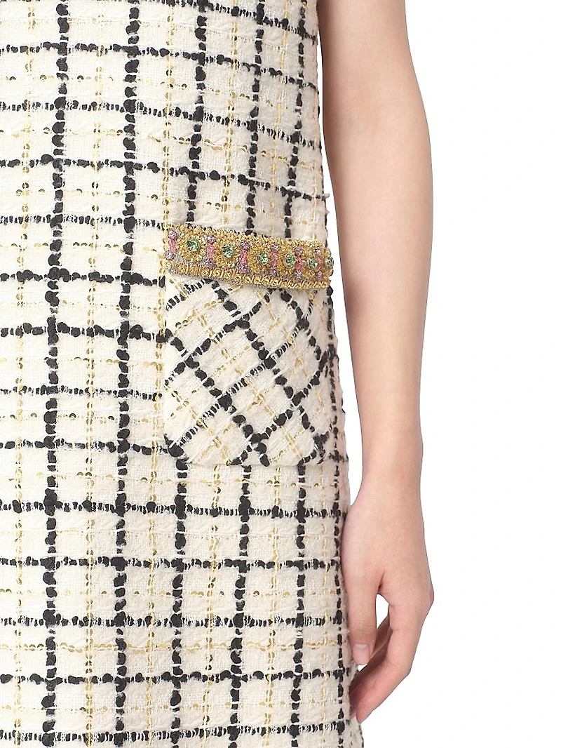 Embroidered Short Dress