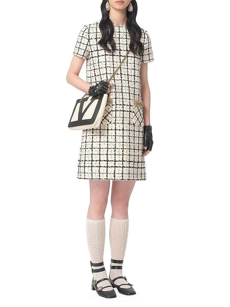 Embroidered Short Dress