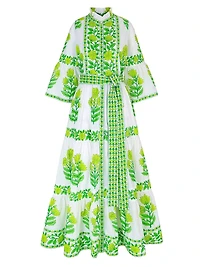 Lime Botanics Gemma Dress