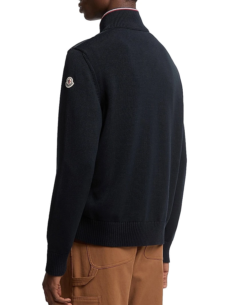 Down-Filled Cardigan Cotton