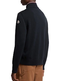 Down-Filled Cardigan Cotton